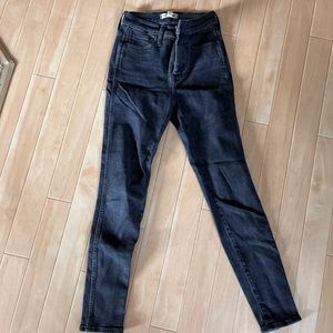 Black madewell skinny jeans